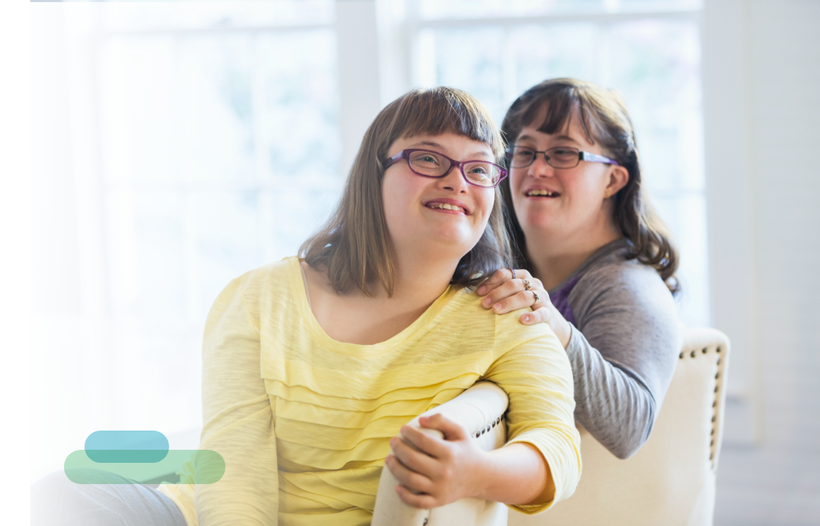 People in a supportive setting