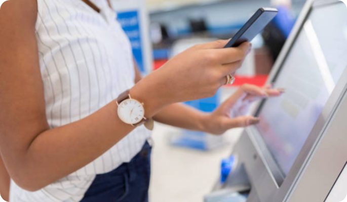 Patient using WmD application